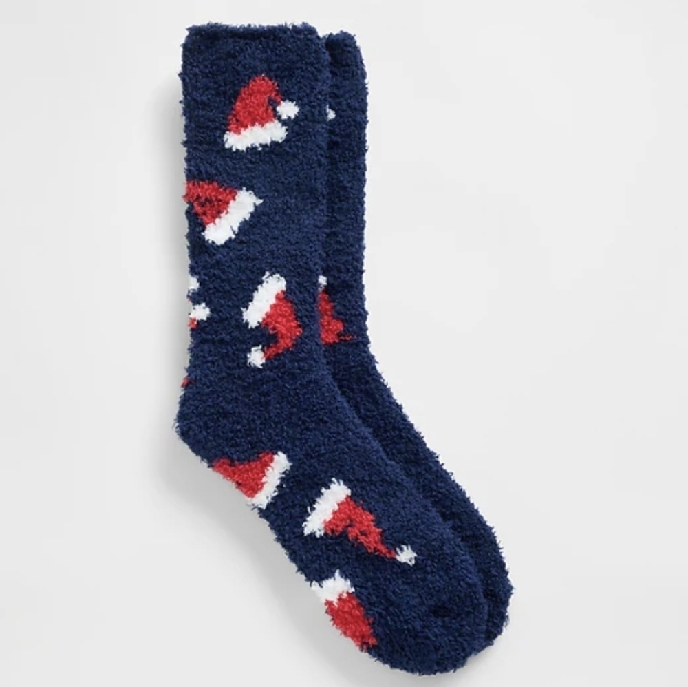 New Gap Santa Hat Cozy Socks
